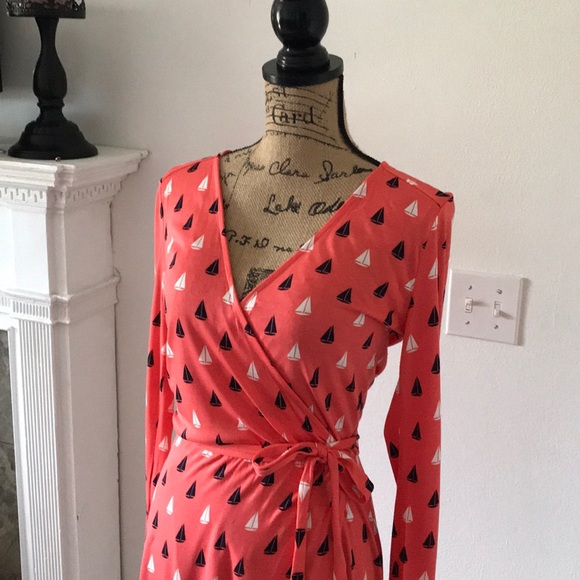 Old Navy nautical wrap dress - Picture 2 of 3